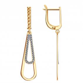 Золотые серьги МАГНАТ МА 028005 МА 028005 фото